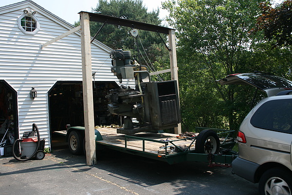 Moving a Bridgeport Series II CNC Mill